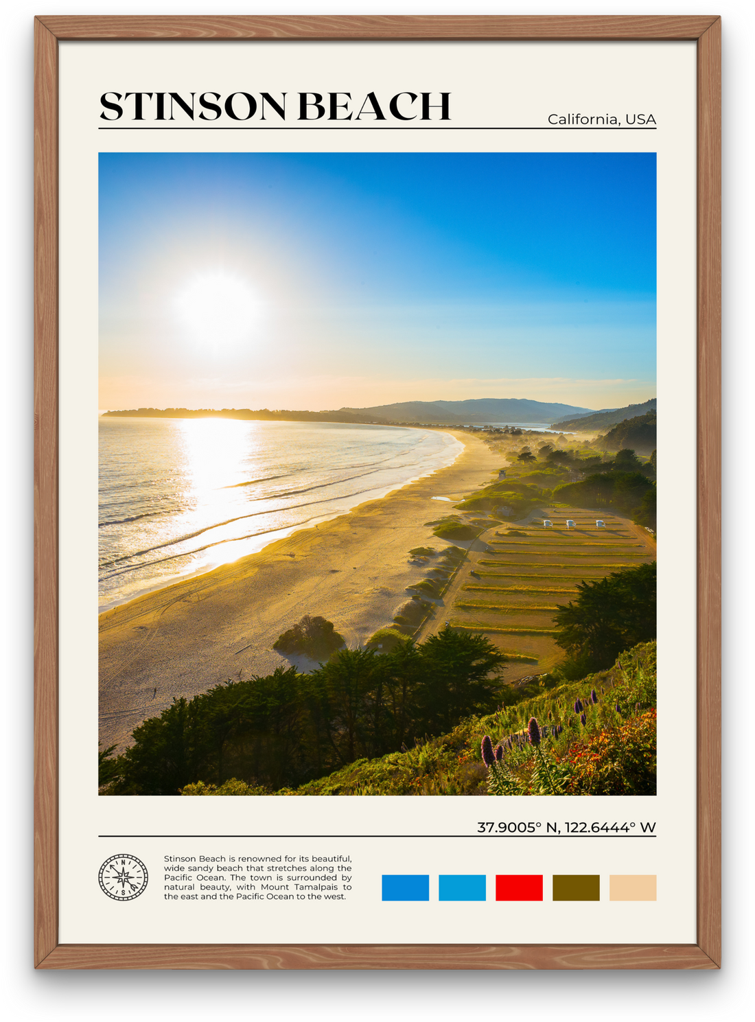 Stinson Beach Poster