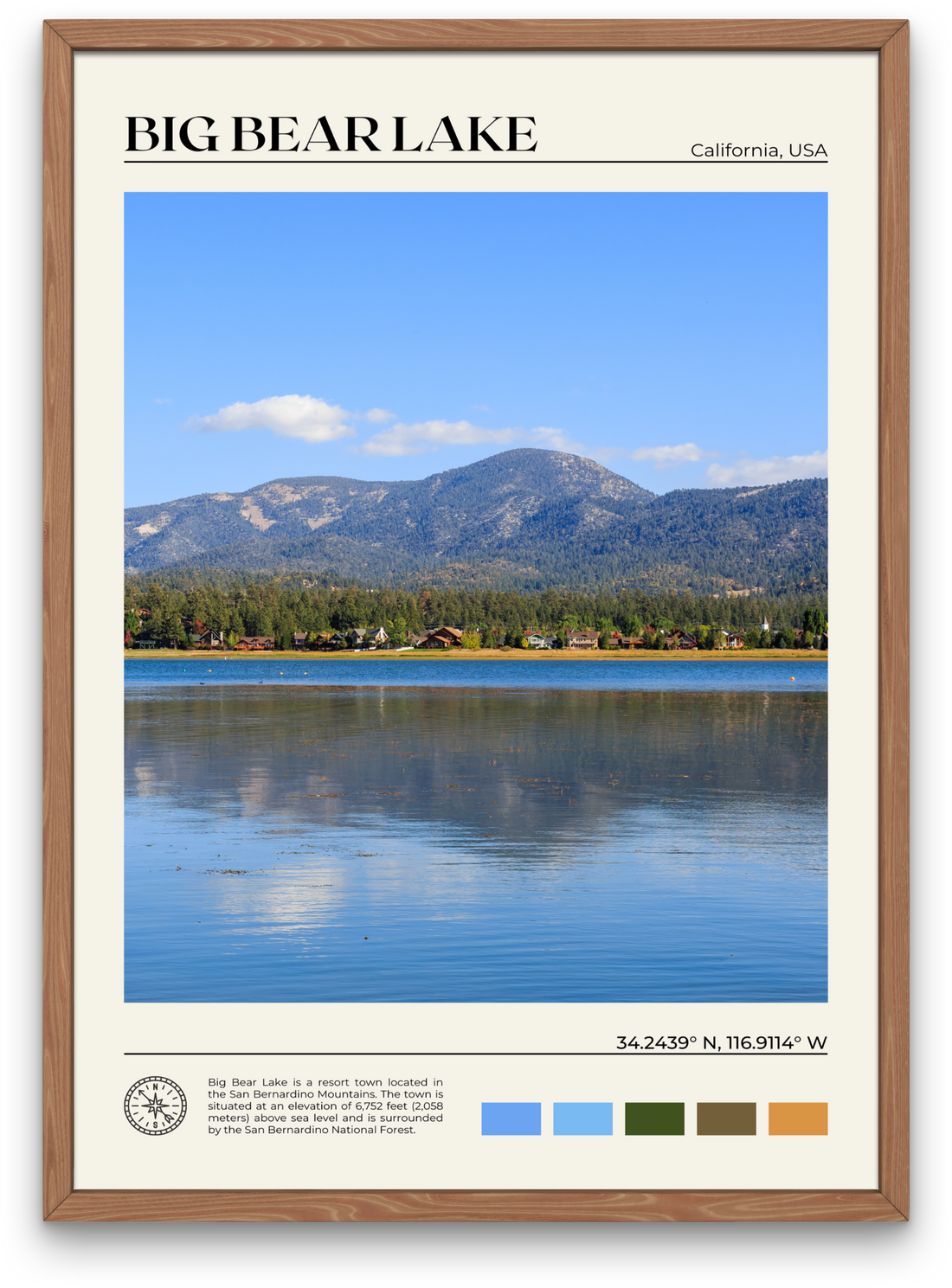 Big Bear Lake Poster