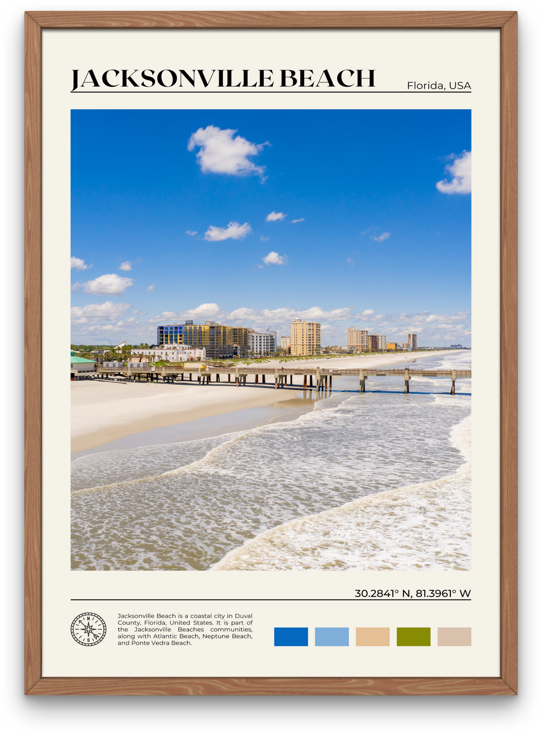 Jacksonville Beach Poster