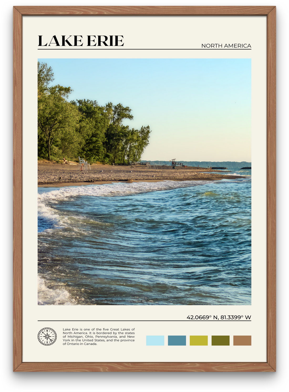 Lake Erie Poster