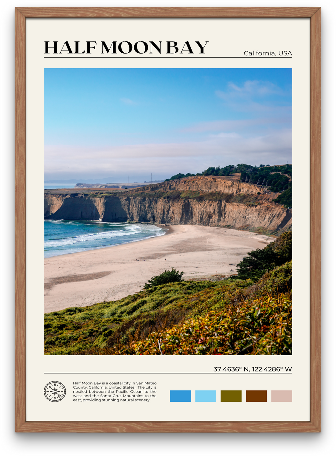 Half Moon Bay Poster