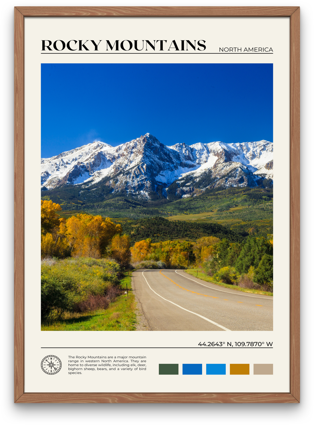 Rocky Mountains Poster