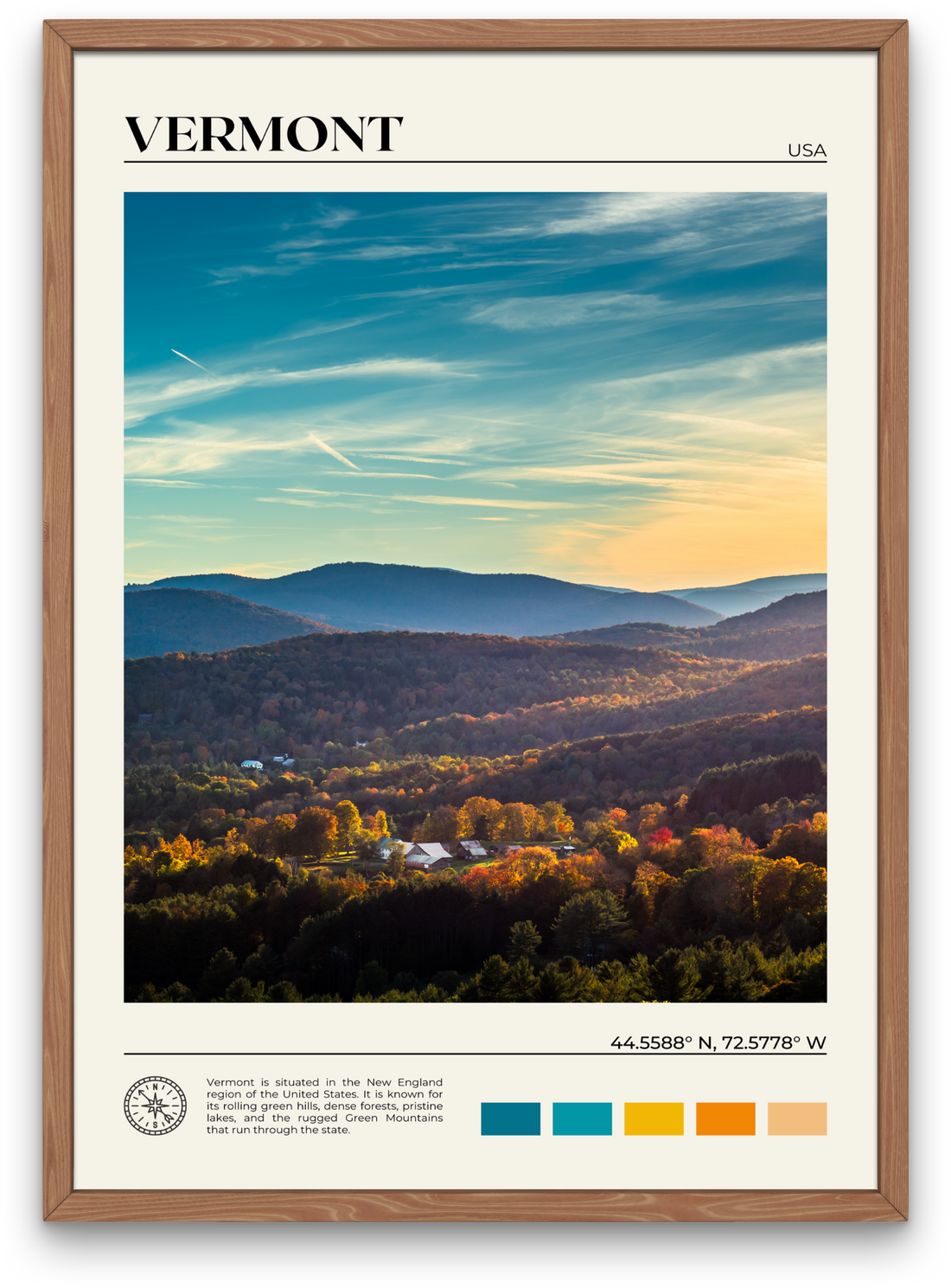 Vermont Poster