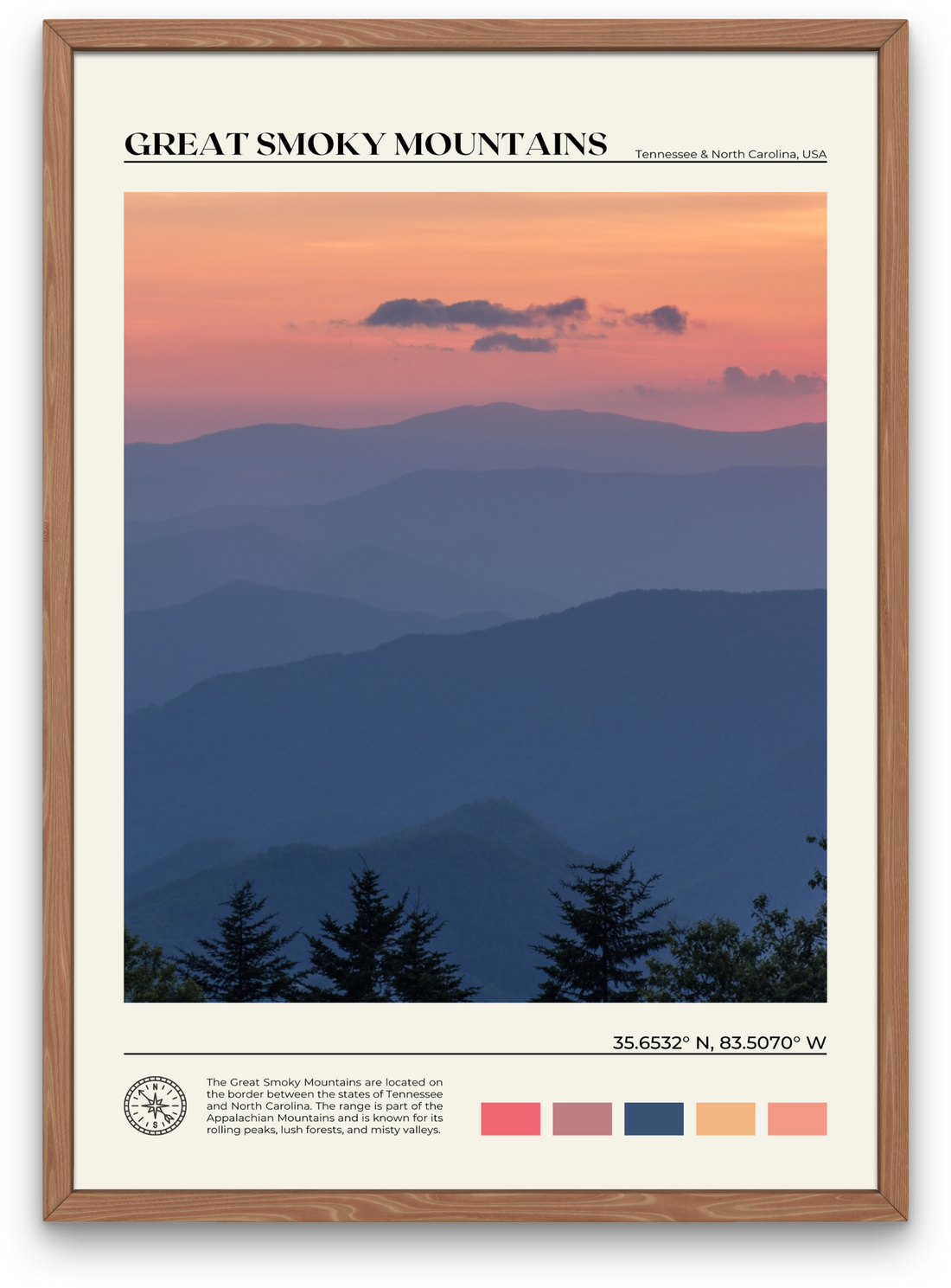 Great Smoky Mountains Poster