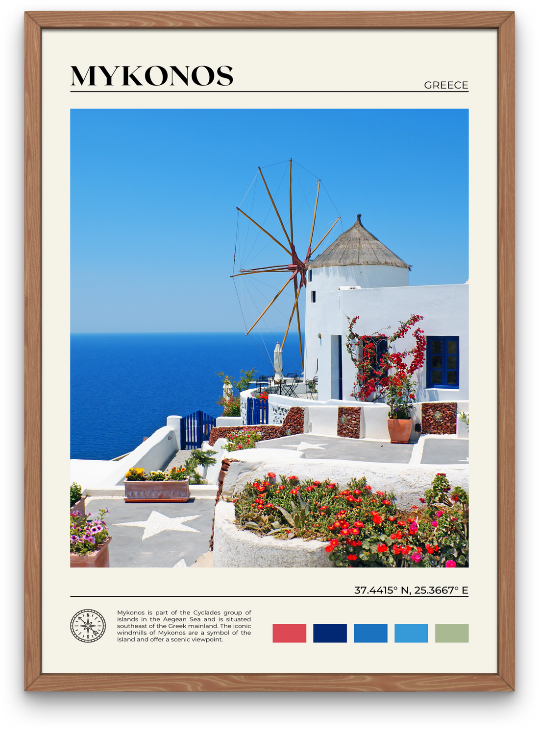 Mykonos Poster